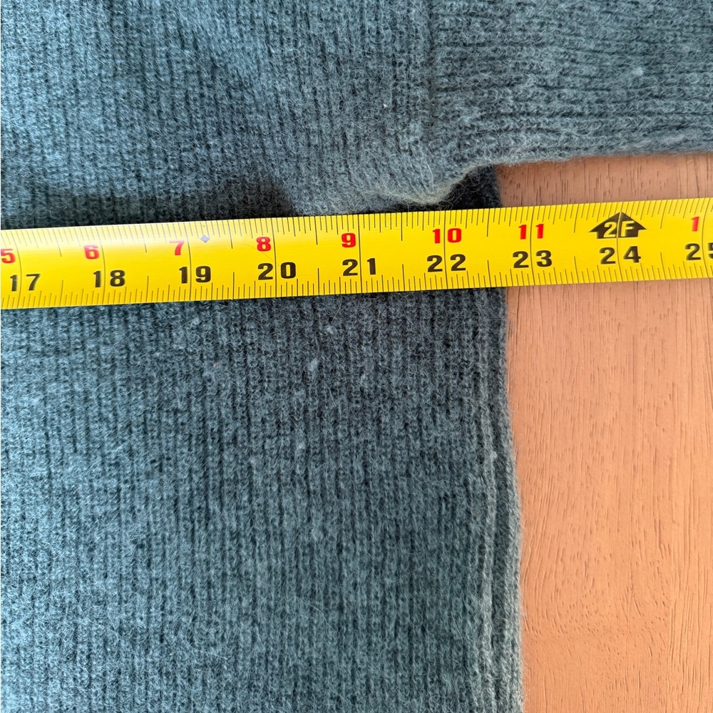 Sezane Teal Gaspard Cardigan - Picture 12 of 13